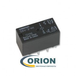 Реле G5V-2-H1 12VDC 1A 2C = RY12W-K OMRON