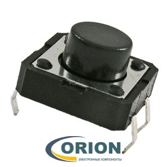 Кнопка KAN1211-0751B без отверстия (12х12х7)