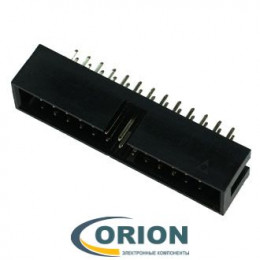 IDC-26MS (BH-26) Вилка 26 контактов на плату, шаг 2.54мм