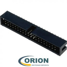 IDC-40MS (BH-40) Вилка 40 контактов на плату, шаг 2.54мм