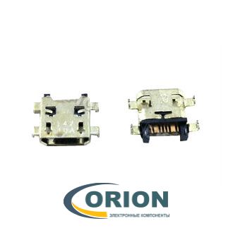 USB micro Розетка на плату 7pin SMT PU05