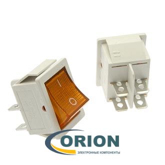 Переключатель, выключатель KCD4-Y B-201/N = RWB-502 ON-OFF 250V 5A