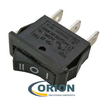 Переключатель, выключатель KCD3-103 = RWB-416 ON-OFF-ON 250V 15A 3 pin (черный)