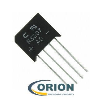 Диодный мост RS207 RS-2 HOTTECH = KBP10, KBP210