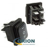 Переключатель, выключатель SB090 IP65 (ON)-OFF-(ON) 22x30mm 250V 16A (черный)
