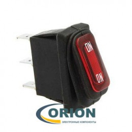 Переключатель, выключатель SB068 IP65 ON-ON 10.5x28.5mm 250V 15A (красный)