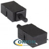 Кнопочный переключатель KDS33A ON-(OFF) (на размыкание) черный 0.1A 20V на плату