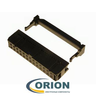 IDC-26F (FC-26P) Розетка 26 контактов на шлейф, 2*13, шаг 2.54мм