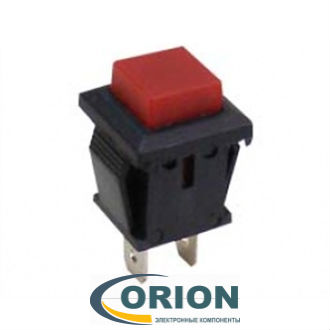 Кнопка PBS-15C ON-(OFF) 250V 1A (на размыкание) красная