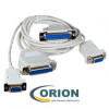 Шнур COM-COM DB-25F+9F/DB-25F+9F 1.8м Gembird CC-140-6