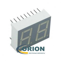 Индикатор цифровой 0.56" (14.2мм) двухразрядный DC56-11GWA (Green) ОК