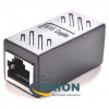 Переходник Адаптер проходной RJ-45 (8P8C), FTP, CAT7/CAT6/CAT5e черный
