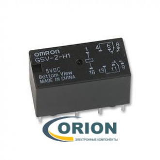 Реле G5V-2-H1  5VDC 1A 2C OMRON = RY5W-OH-K