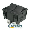 Переключатель, выключатель MRS-2101-С1-B/B 2хON-OFF 250V 3A (черный)