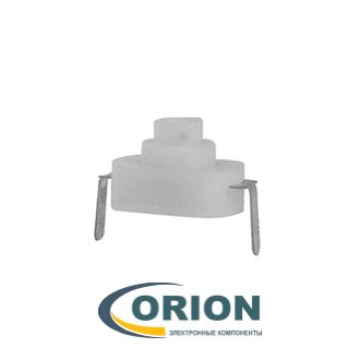 Кнопка KAN-15 2P-ON-OFF 250V 1A AC белая