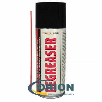 Очиститель-спрей DEGREASER удаляет жир и масла  400мл Solins