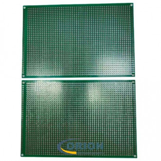 Макетная плата двухсторонняя 100х150мм шаг 2.54мм (№234 / PCB)