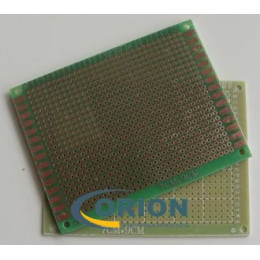 Макетная плата односторонняя  70х90мм шаг 2.54мм (№ 208 / PCB)
