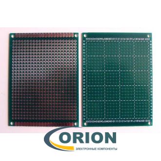 Макетная плата односторонняя  60х80мм шаг 2.54мм (№ 229 / PCB)