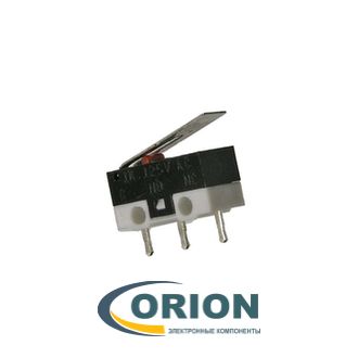 Микропереключатель DM1-01P-30 ON-(ON) 125V 1A рычажного типа
