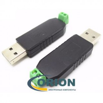Переходник Адаптер USB A штекер - RS-485 2pin гнездо Espada UR485