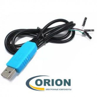 Модуль PL2303 преобразователь USB - UART (COM) с кабелем 4 pin
