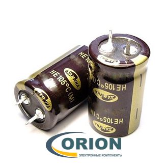 Конденсатор  10000uf  50V SAMWHA (+105C) HE 30x50 жесткие выводы