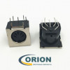 Гнездо DIN 5pin пластик на плату