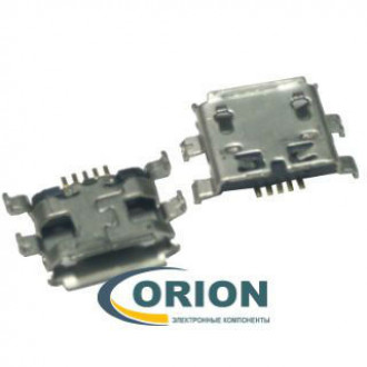 USB micro Розетка на плату 5pin 0.8 DIP FLAT NEW