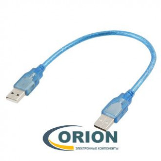 Шнур USB A штекер - USB A штекер 0.3м (v2.0)