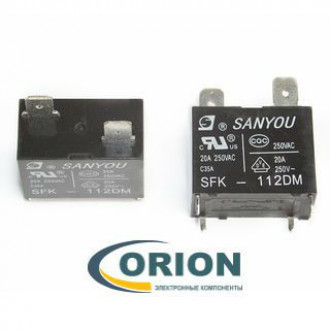 Реле SFK-112DM 12VDC 25A 1C = 891WP-1A-C