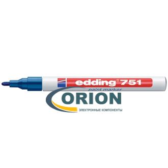Маркер Edding E-780 (0,8мм) синий для печатных плат - лакирующий эффект