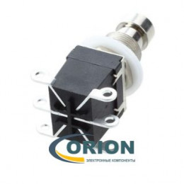 Кнопка PBS-24-212 (2) (DPDT) ON-(ON) 250V 2A