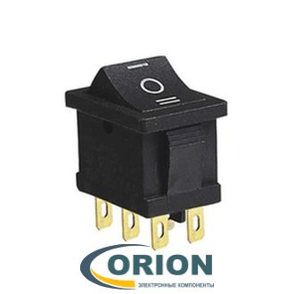 Переключатель, выключатель KCD1-203-1 ON-OFF-ON 250V 6A