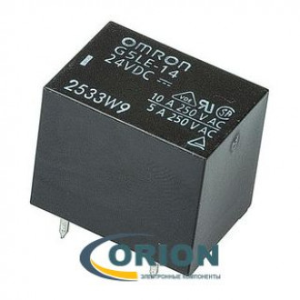 Реле G5LE-14 24VDC 10A 1C OMRON