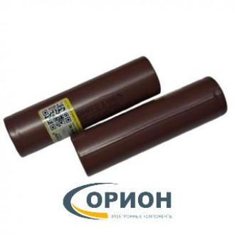 Аккумулятор 3000mAh 3.7V ICR18650 HG2 (ток разряда 20А) плоский плюс