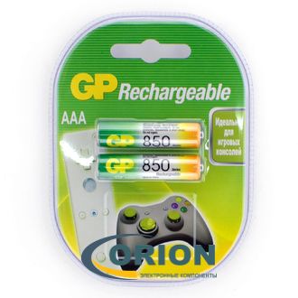 Аккумулятор R03/AAA 1.2V 850mАh NiMh GP [2 штуки]