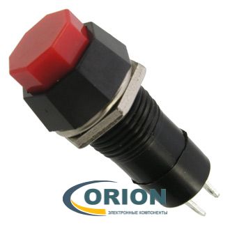 Кнопка PBS-14B OFF-(ON) 250V 3A красная
