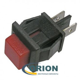 Кнопка PBS-15B OFF-(ON) 250V 0.5A красная