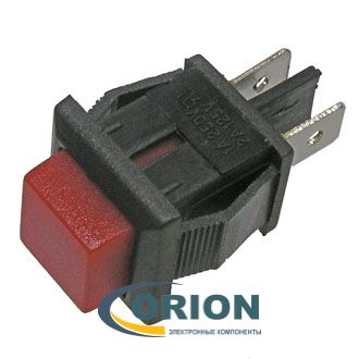 Кнопка PBS-15B OFF-(ON) 250V 0.5A красная