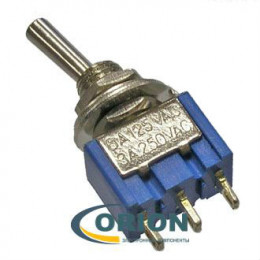 Тумблер MTS-103 ON-OFF-ON 250V 3A