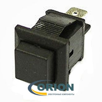 Кнопка PBS-15B OFF-(ON) 250V 2A черная