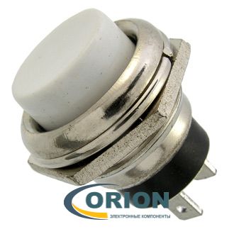 Кнопка PBS-26B OFF-(ON) 250V 1A белая