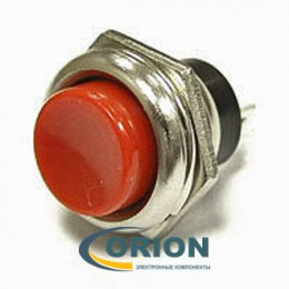 Кнопка PBS-26B OFF-(ON) 250V 1A красная
