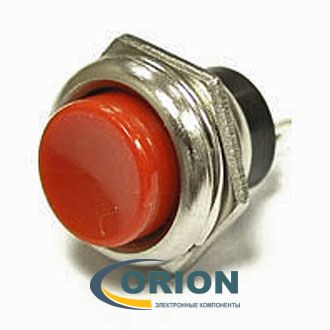 Кнопка PBS-26B OFF-(ON) 250V 1A красная