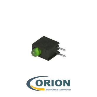 Светодиод  3мм зеленый в корпусе L-934EW/1GD (L-7104EW/1GD) 20мКд