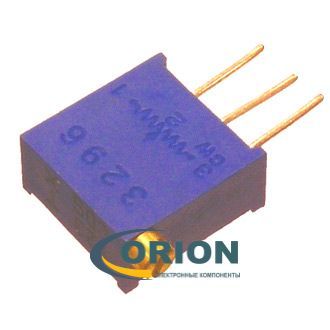 Резистор подстроечный 3296X        50ом   0,5вт 10% 25 оборотов (Mark: 500) RUNTRON