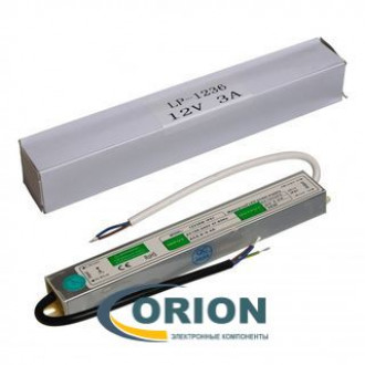 AC/DC преобразователь    12V/3A 36W IP67 LP-1236