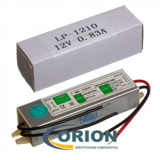 AC/DC преобразователь    12V/0.83A 10W IP67 LP-1210