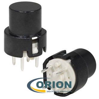 Кнопка TS4-3BN-0 30VDC без фиксации (круглая)